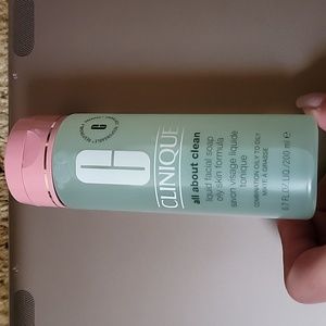 6.7 oz Clinique all about clean